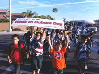 Safe Routes to School Participants in Riverside County